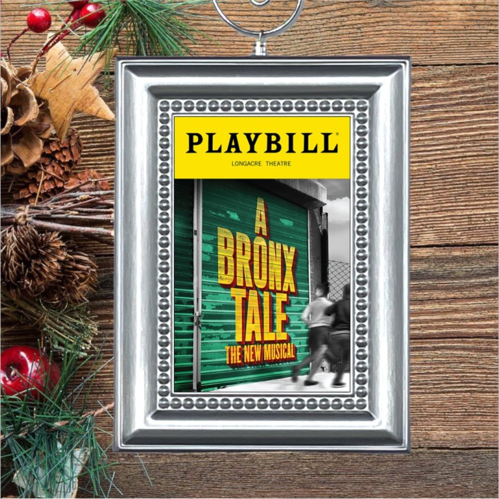 A Bronx Tale Broadway Musical Playbill Christmas Tree Ornament